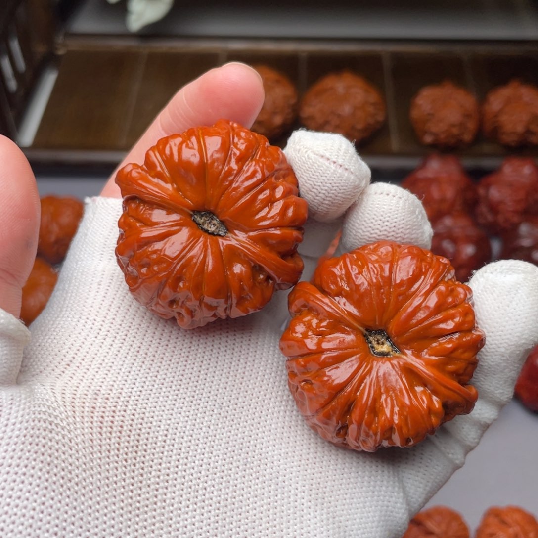 文玩核桃把件王*兽南瓜堆42