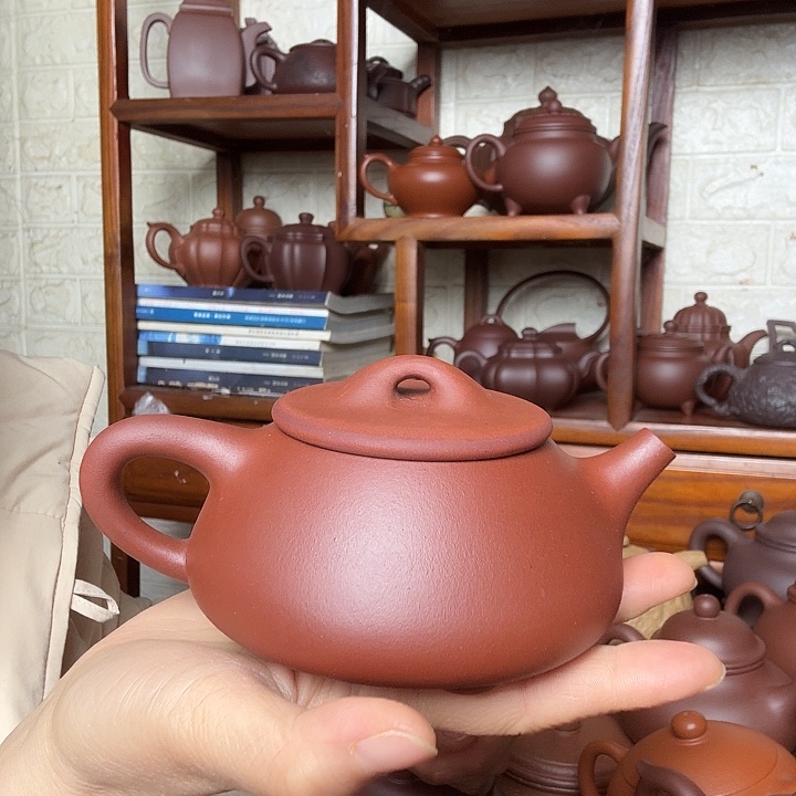 茶壶紫砂石瓢260cc半手工