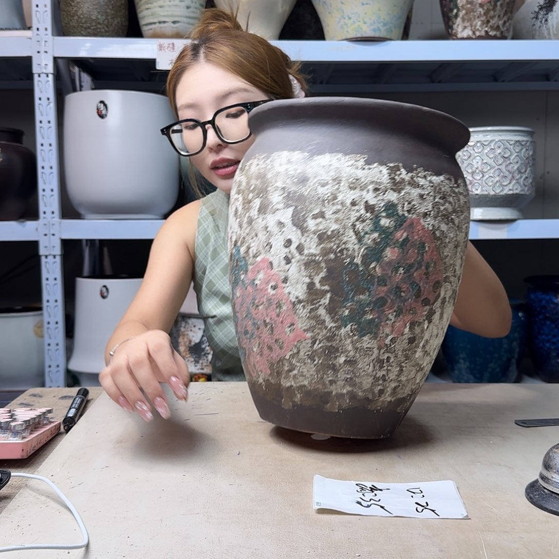 25@35 紫砂花盆尺寸