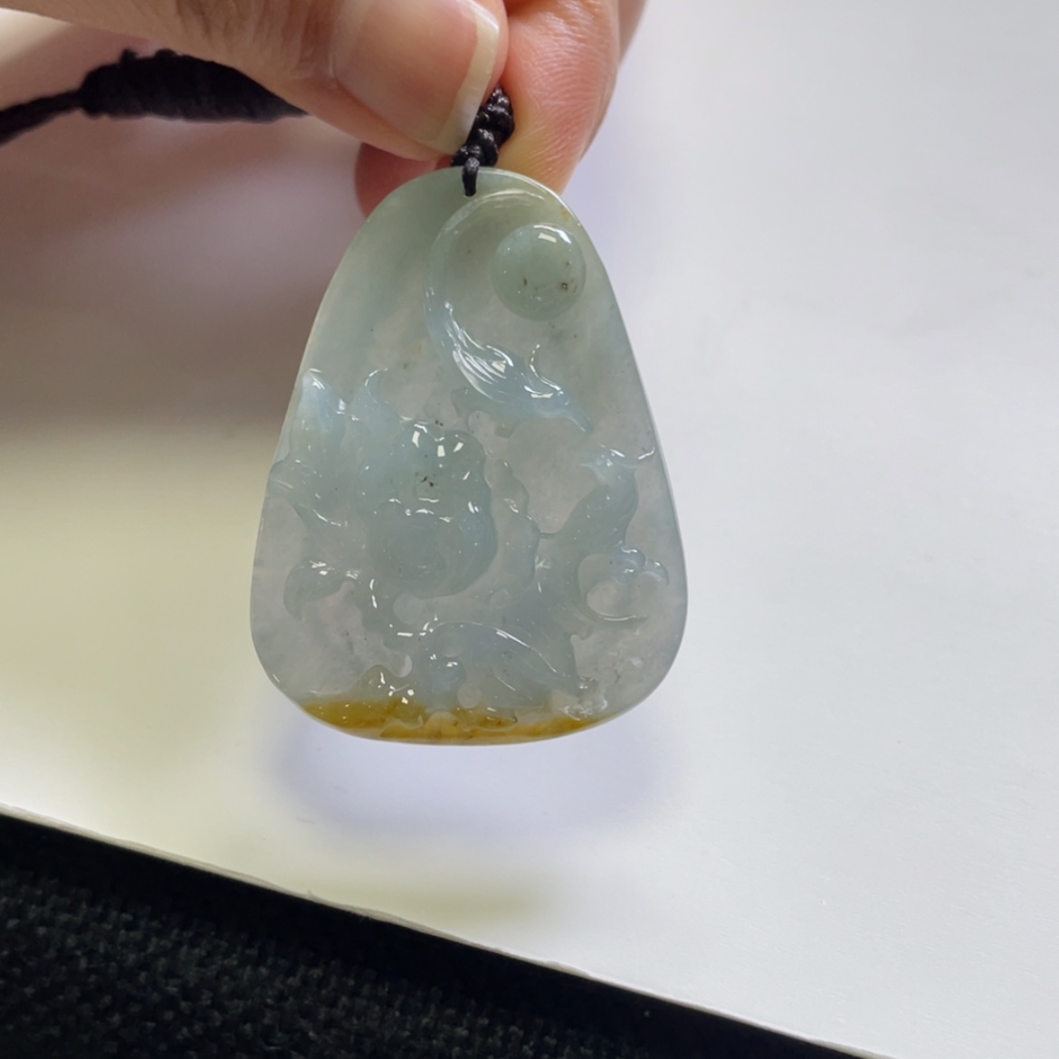 【闪购商品】翡翠颈饰未镶嵌喜上眉梢