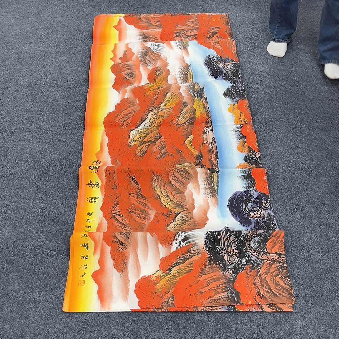 国画作品全场放漏