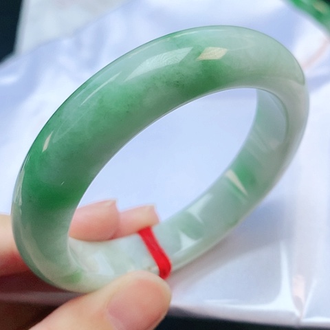 未镶嵌手镯翡翠53圈口080052