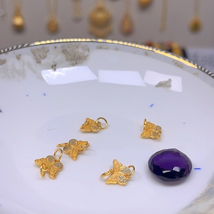 紫晶颈饰银S925镶嵌紫晶925镶嵌114