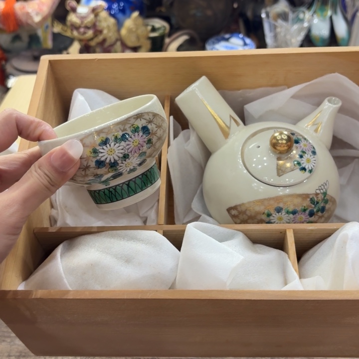 陶瓷古美术置物摆件