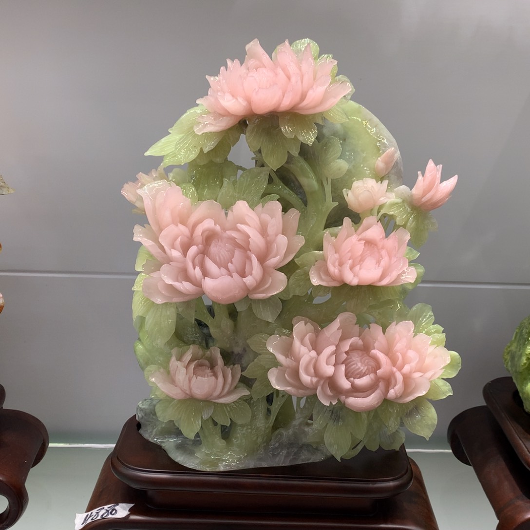 蛇纹石玉（覆膜）珠宝奇石未镶嵌