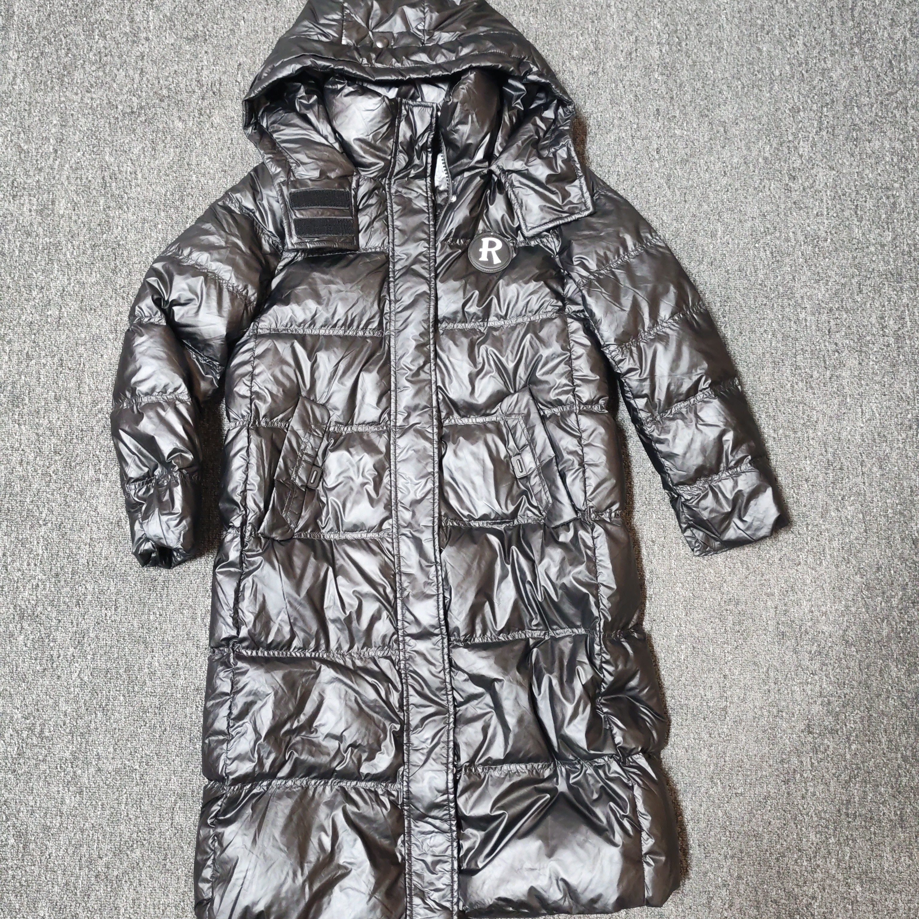 清风酷女郎广州小个头长款羽绒服