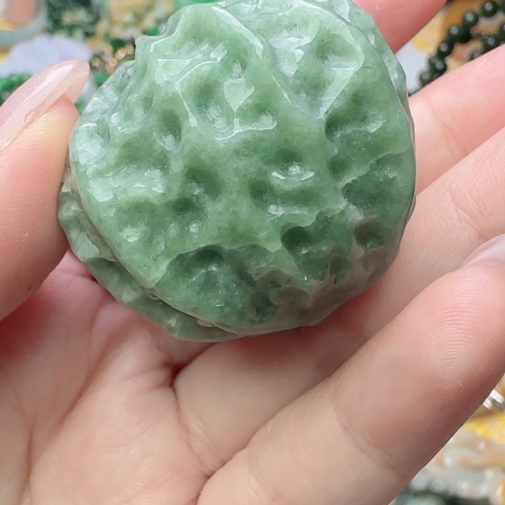 翡翠未镶嵌颈饰天然A货58