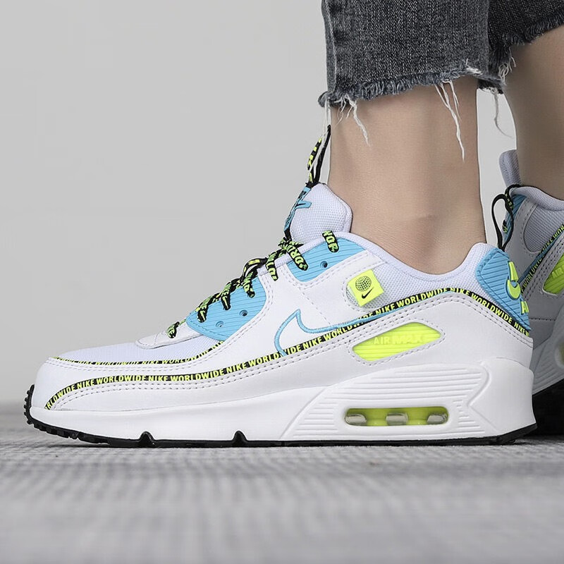 (断码孤品)Nike/耐克 Air Max 90(GS)休闲跑步鞋CV7665-100-36