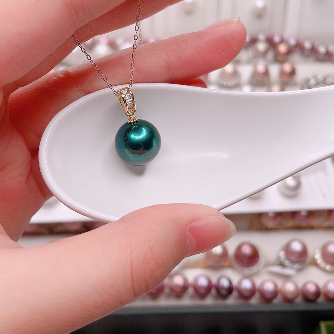 淡水珍珠吊坠(赠链)合金