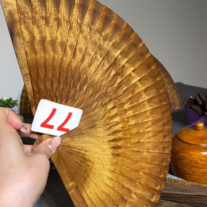 金丝楠寻*人金丝楠木扇子