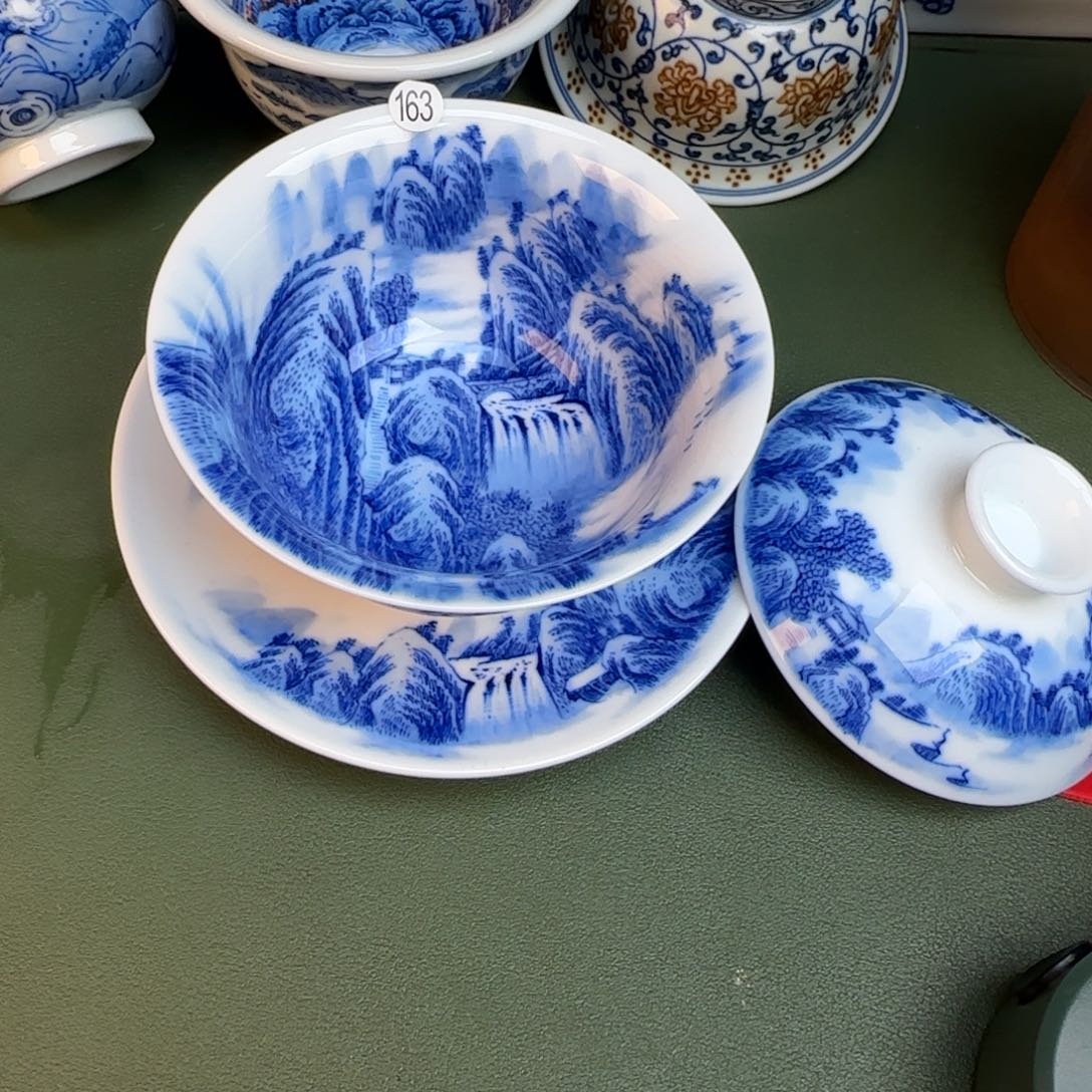 彦祖纯手工手绘茶具163