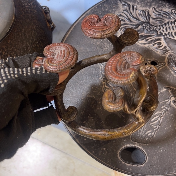 蜜安罐瓷香炉锡茶则