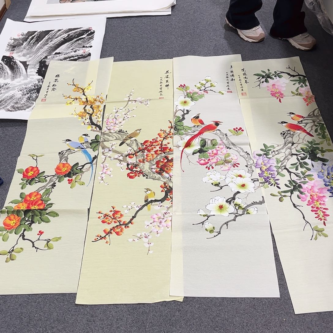 国画ZH精品国画作品4张