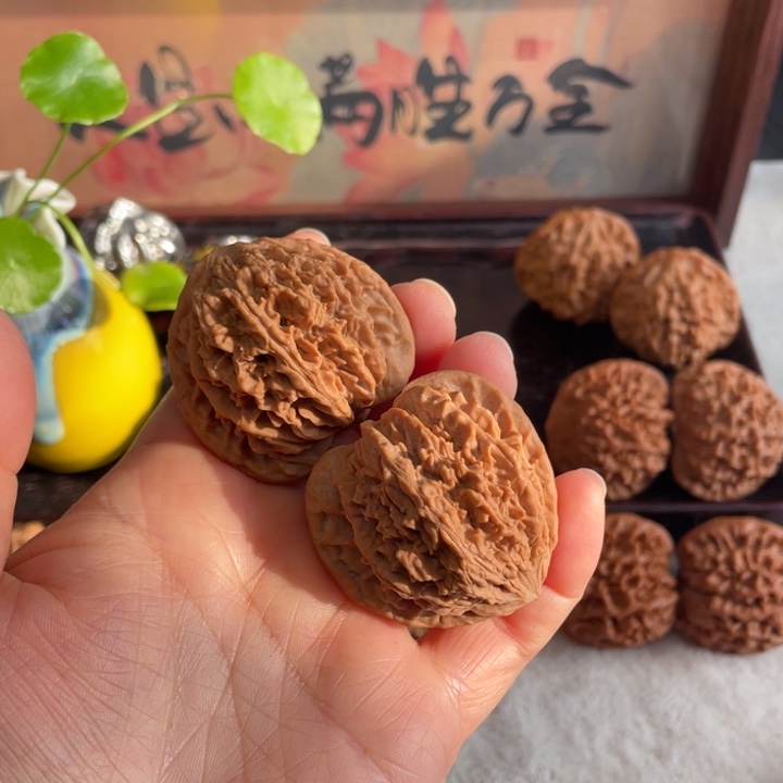 清***麦核桃秦岭山脉文玩