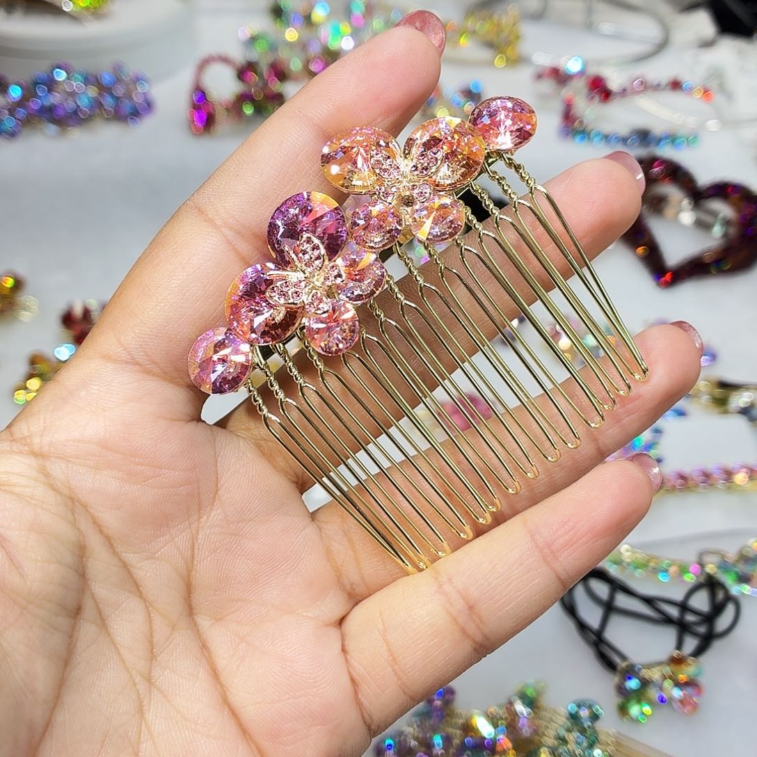 布艺铁合金发饰发夹发夹