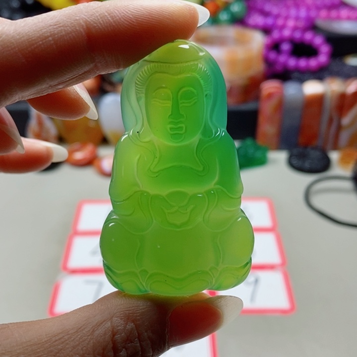 未镶嵌吊坠(不含链)玛瑙/玉髓小**珑