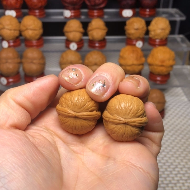 春***去把件文玩核桃65蛇皮球