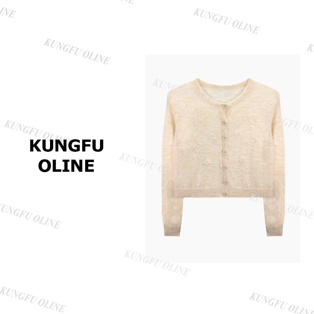 【小妖】KS8506早秋新款气质开衫长袖休闲百搭针织衫女