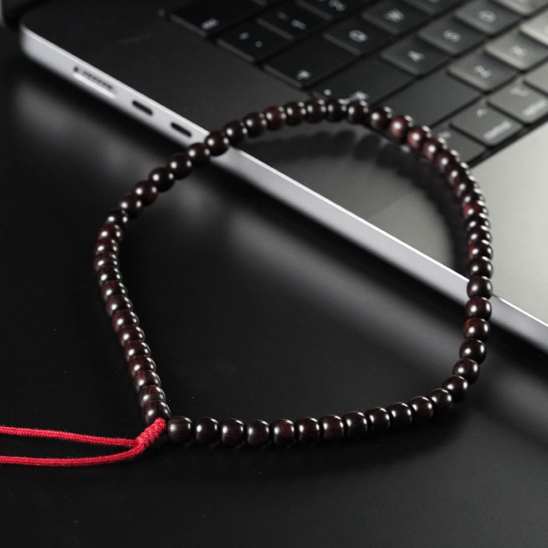 【森度SinDo】海南黄花梨帝王紫油梨沉水6.5*7mm双圈手持