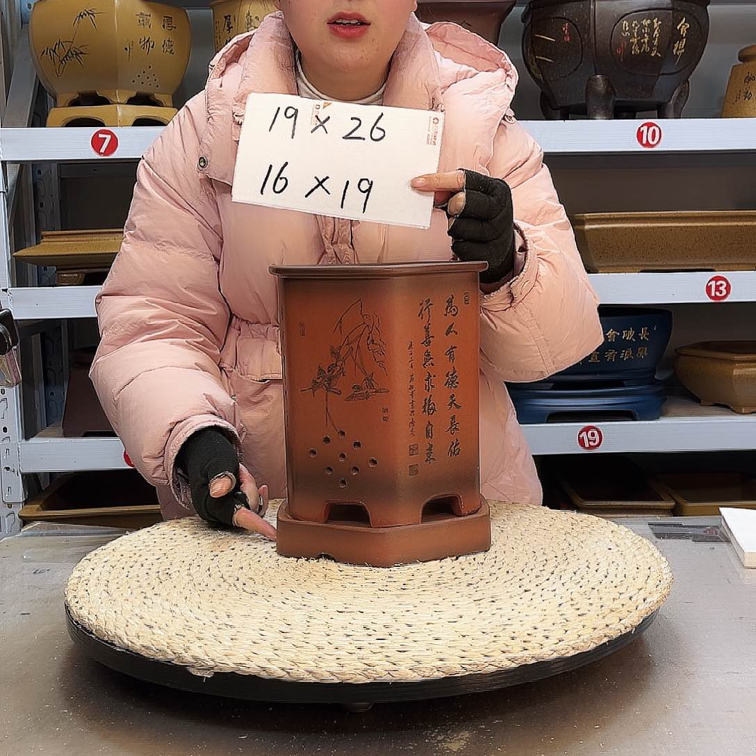 紫砂花盆紫砂花盆