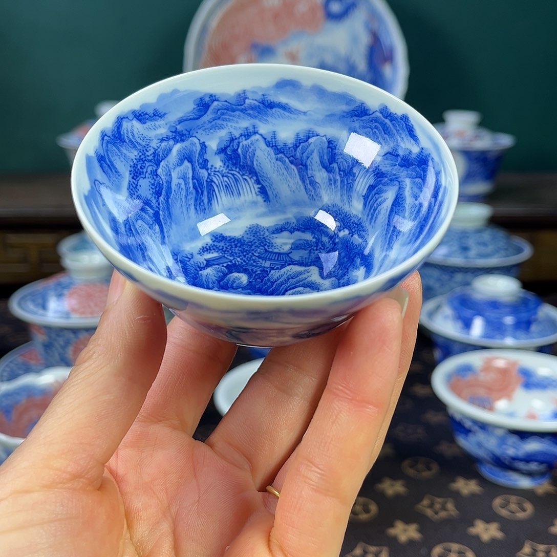 瓷片景德镇市手工手绘