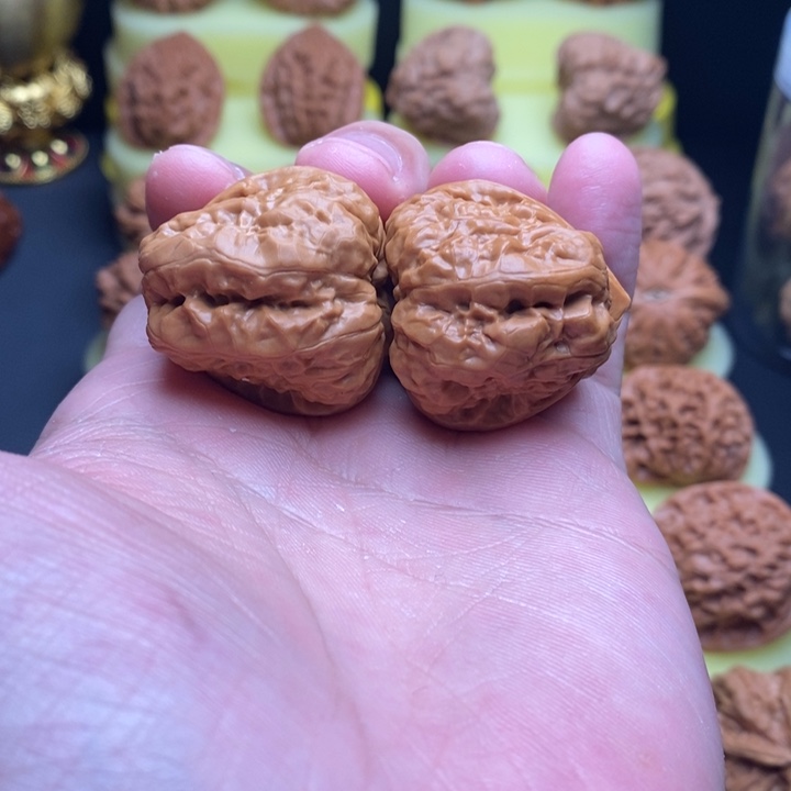 把件文玩核桃边34肚39四深开背蛙