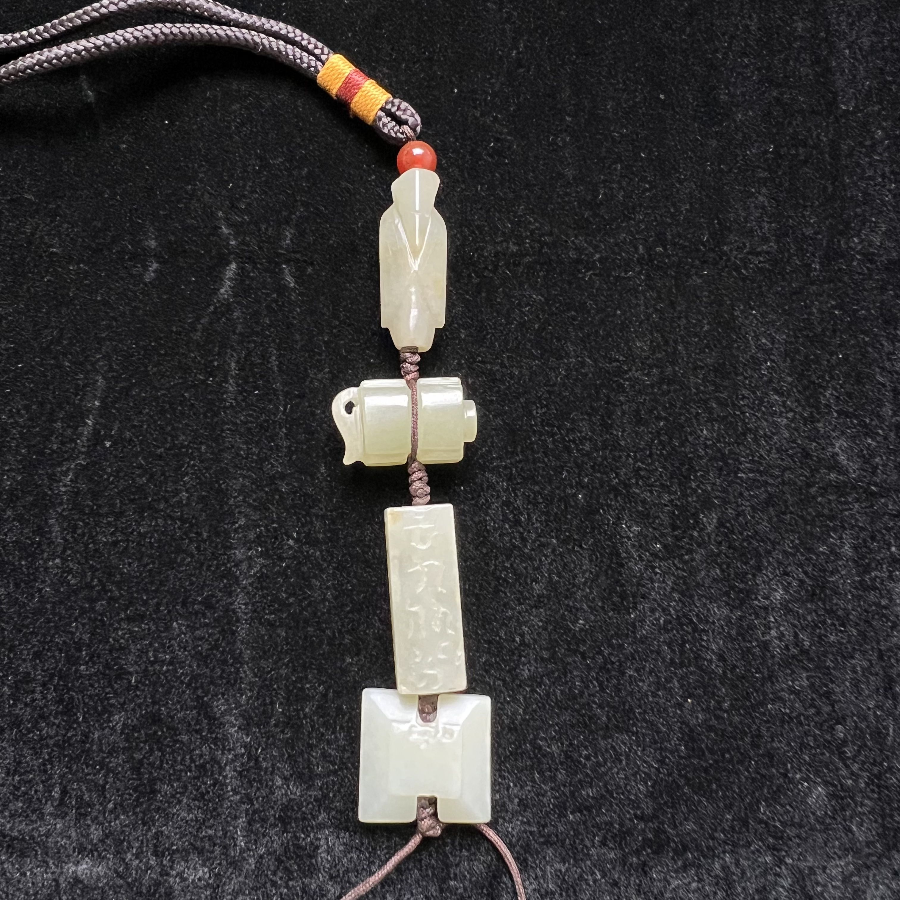 【清代】和田玉挂件辟邪四宝题材大展北京文物商店627140