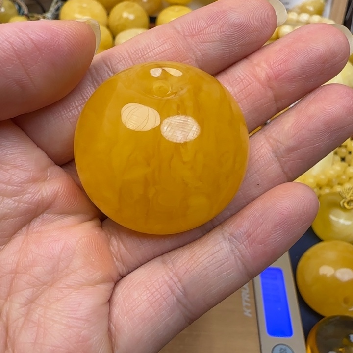 蜜蜡未镶嵌颈饰天然蜜蜡