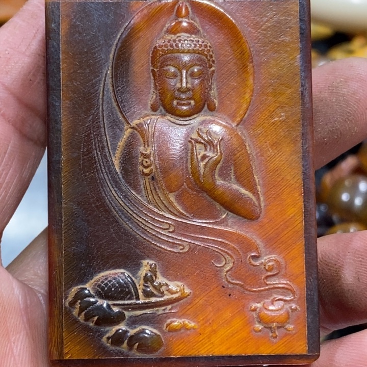 滴血莲花菩提吊坠