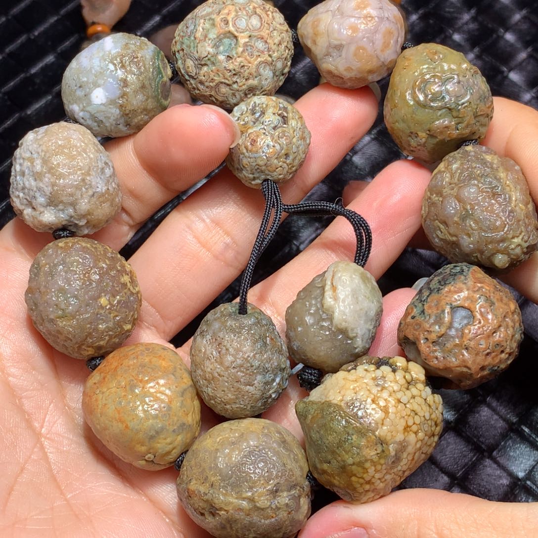 未镶嵌玛瑙/玉髓珠宝半成品