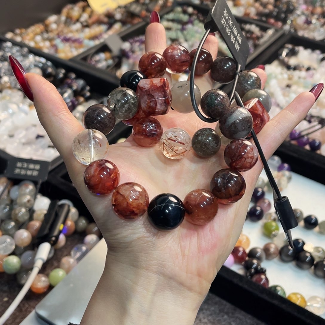 手链水晶未镶嵌红