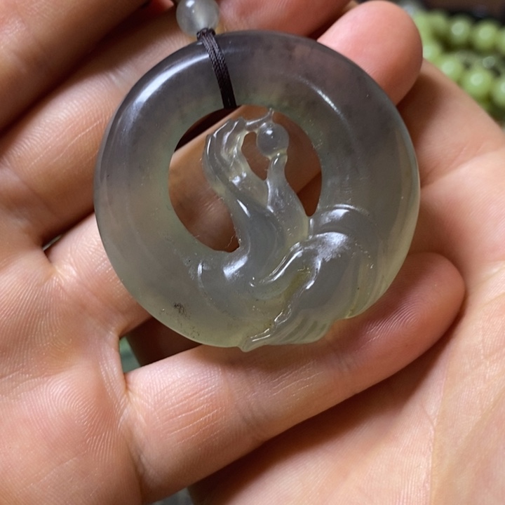 岫玉岫玉颈饰未镶嵌