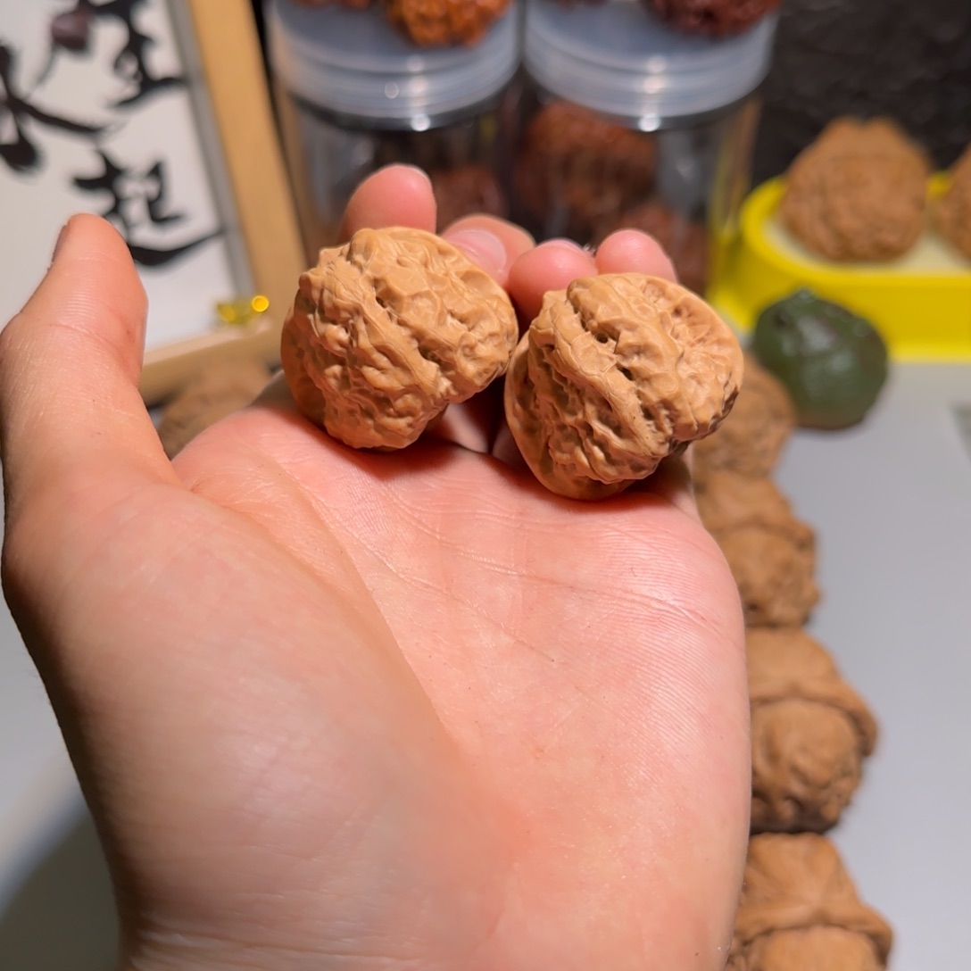 文玩核桃吊坠晚*་怀柔蛤蟆头33