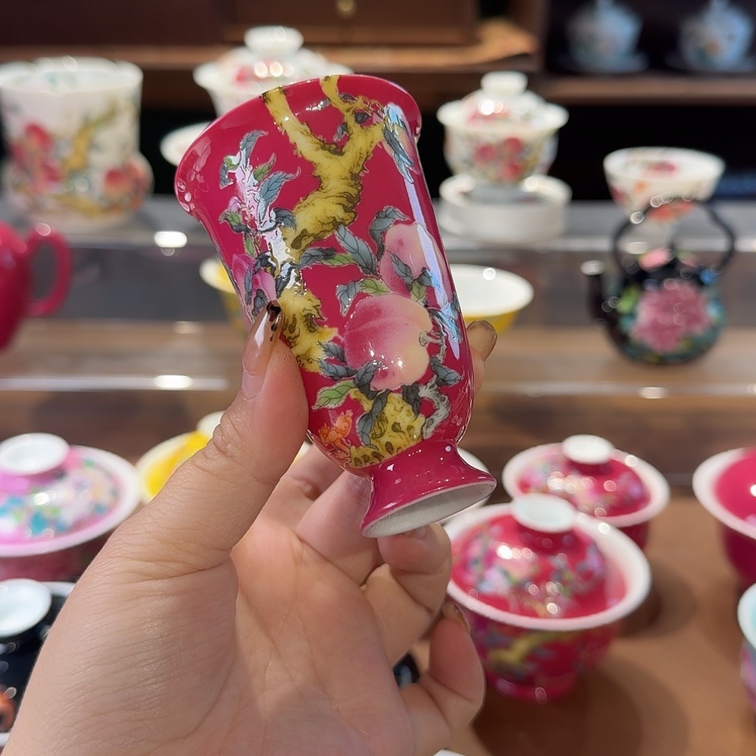 珐琅彩主人杯茶具茶具