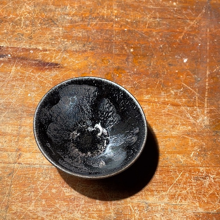 木***名茶盏龙窑柴烧斗笠