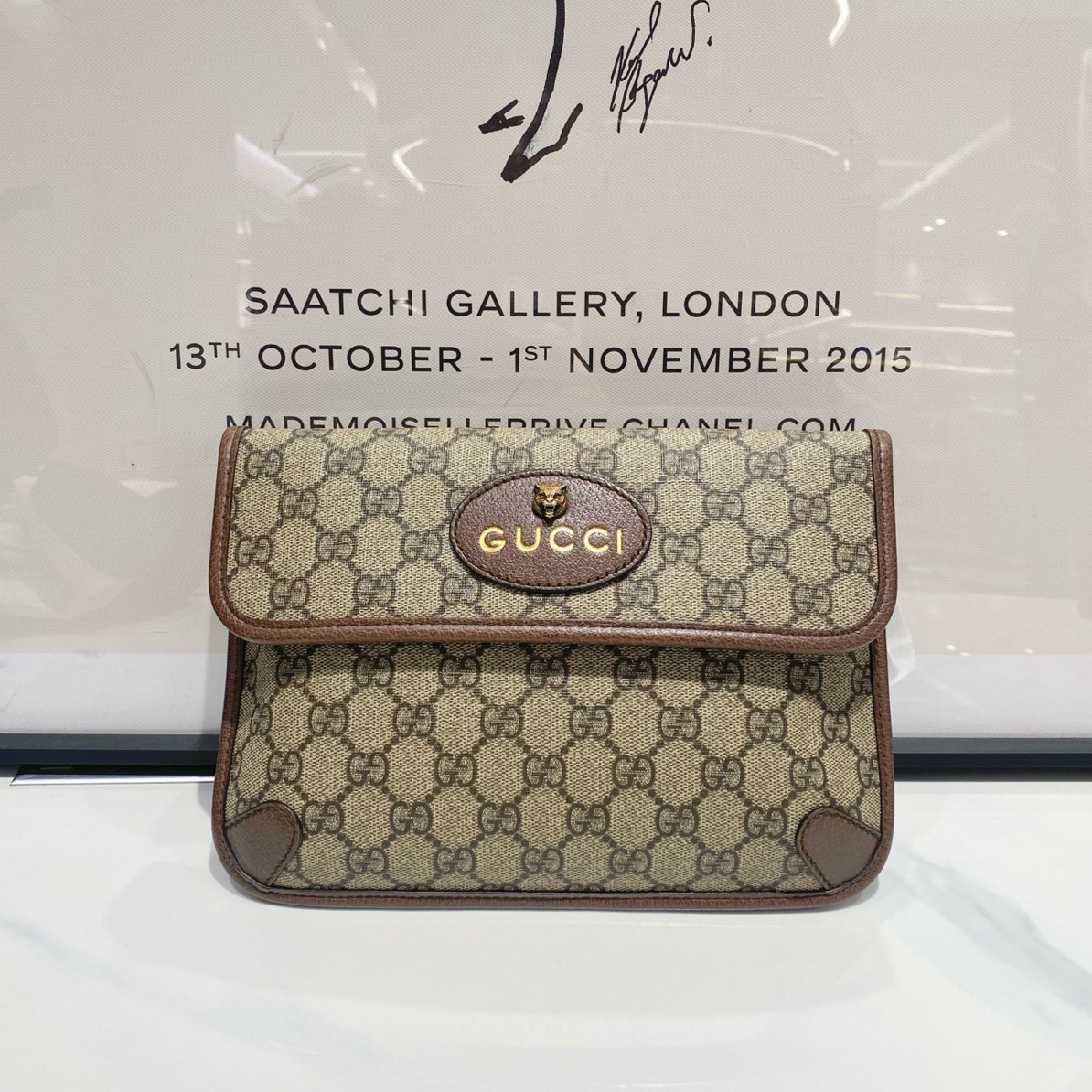 未使用 GUCCI/古驰 Gucci 虎头胸包（13201）