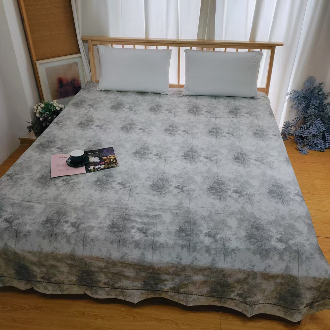 幕古(Mugu)荷染工艺素罗纱色织提花（植物染）单床单2.5️ 2.5～M29