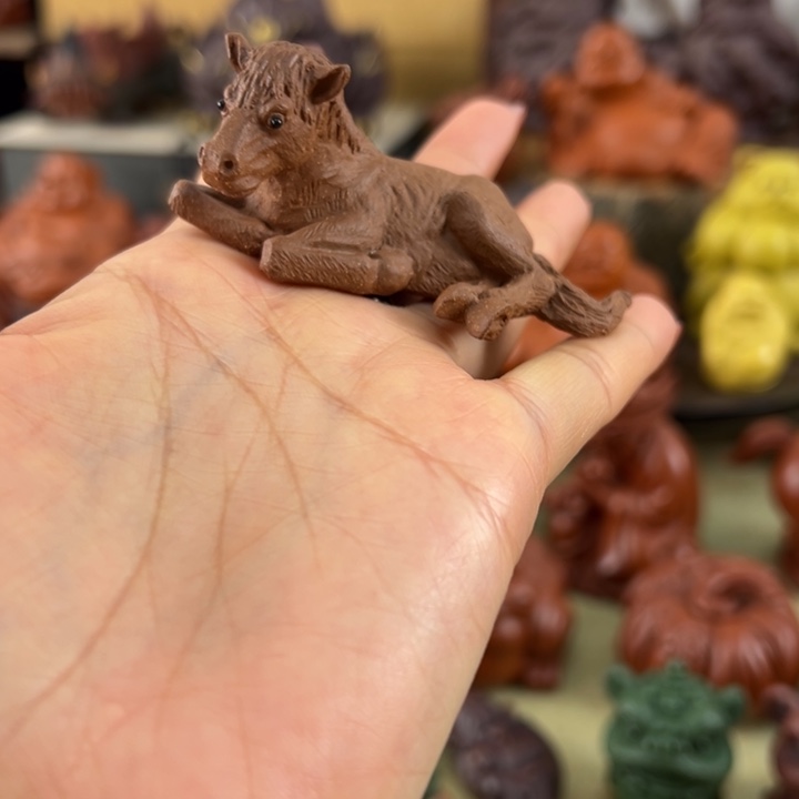 茶宠紫砂紫砂小马