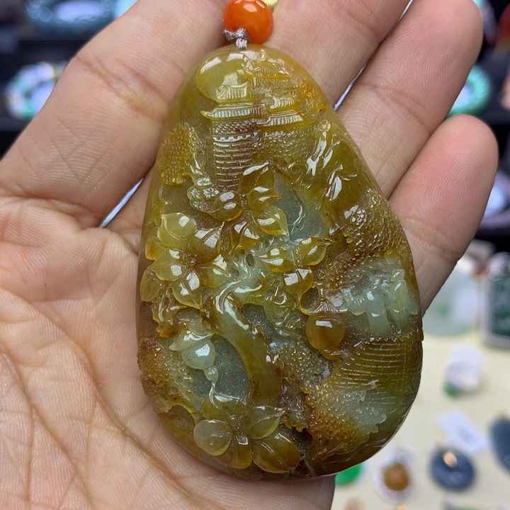 翡翠手链未镶嵌翡翠 