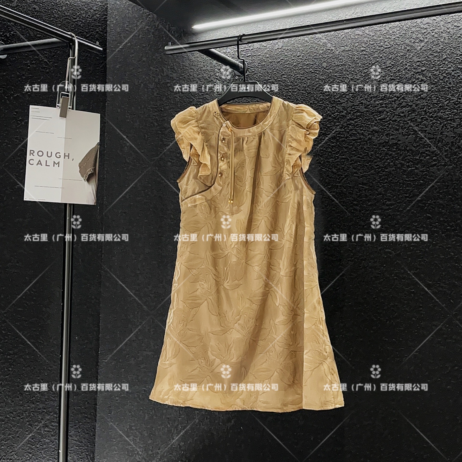 【linda】【69】新中式设计师款复古泡泡袖显瘦连衣裙JC-A1159蕾丝