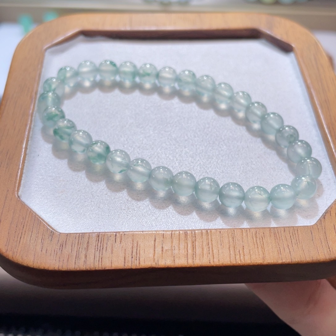 未镶嵌手链翡翠蓝钢卡6