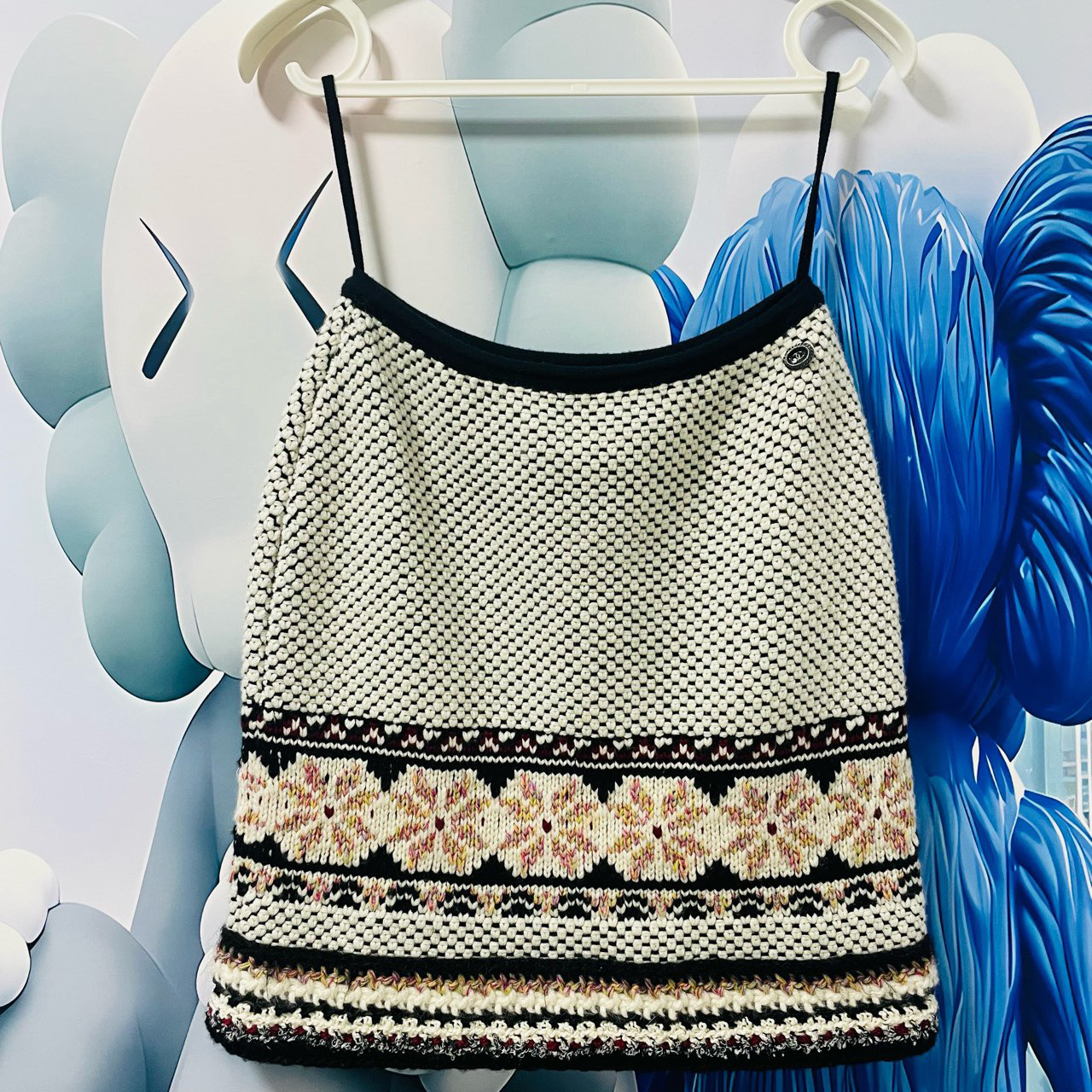 95新 Chanel/香奈儿 羊绒针织裙/38码/YSC0286