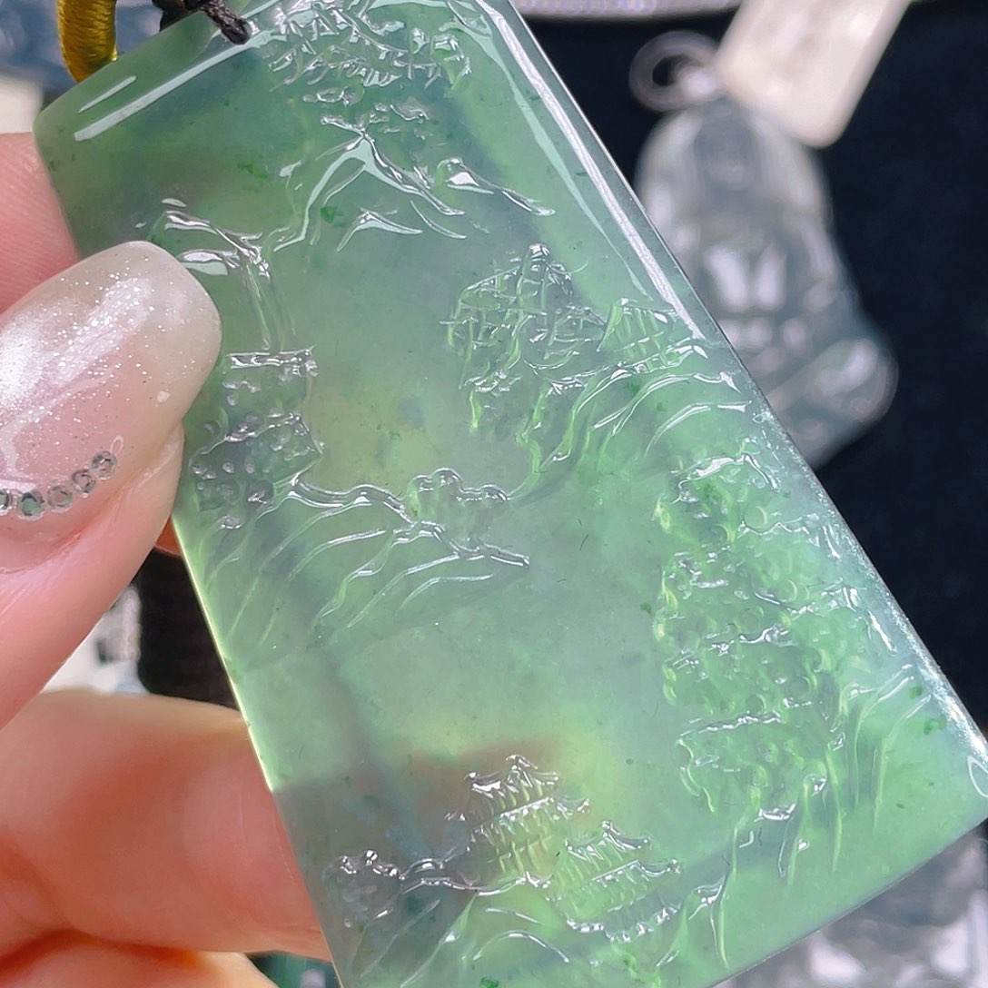 颈饰未镶嵌翡翠8，