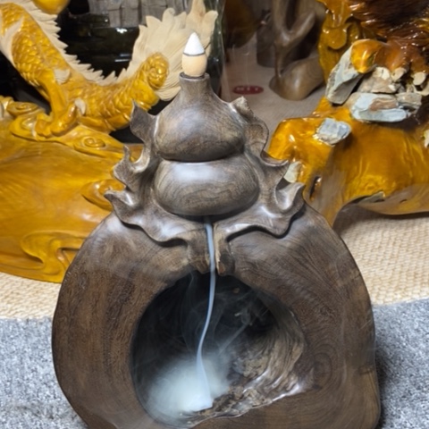 阴沉木林*倒流香摆件家居