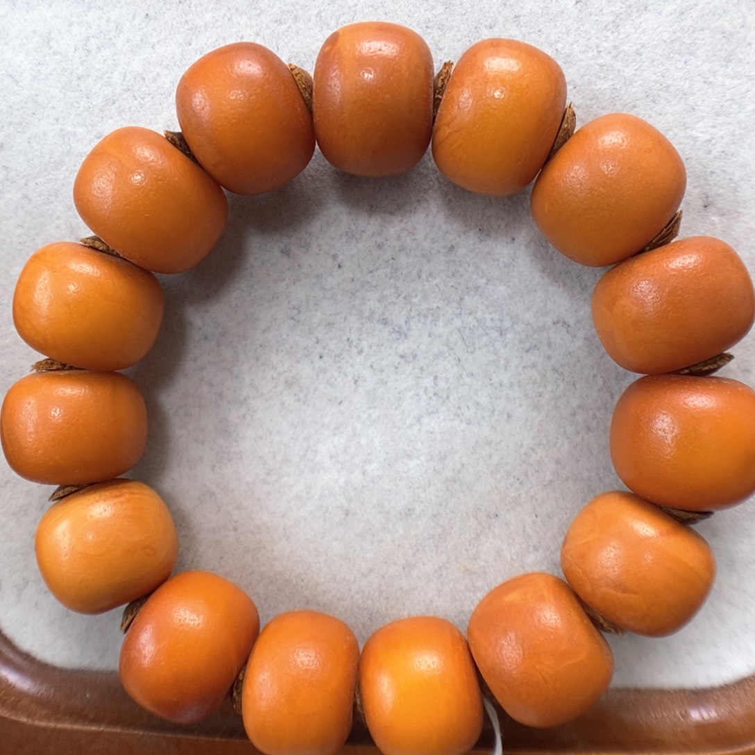 蜜蜡未镶嵌手串蜜蜡