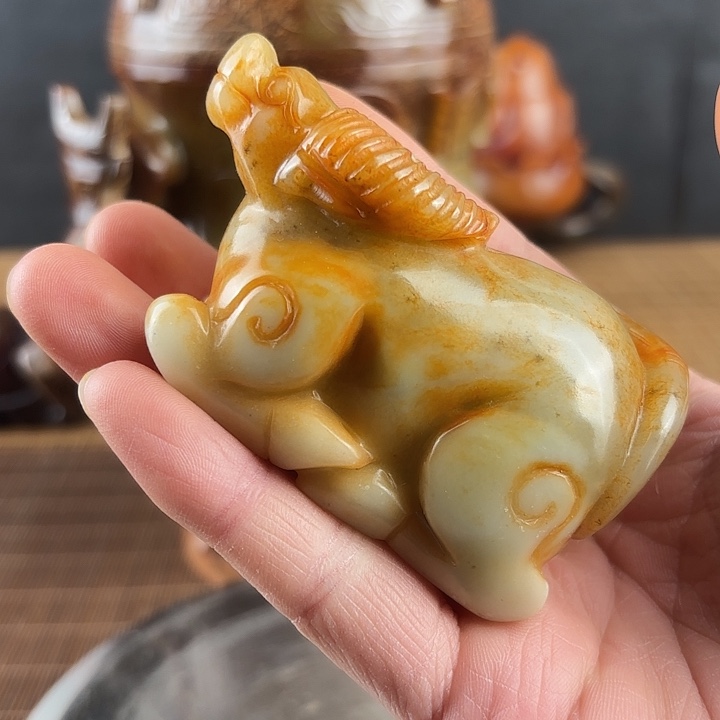 适***王和田玉未镶嵌挂件