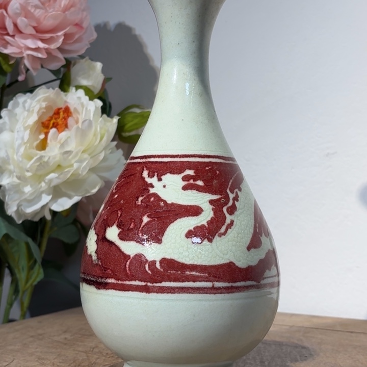 陶摆件青花瓷器摆件现代工艺品