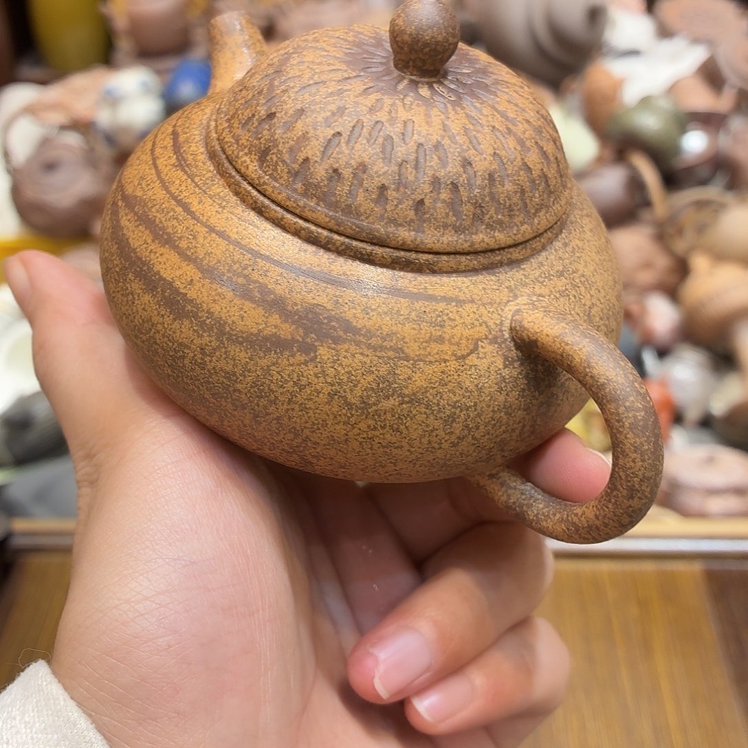 柴烧老岩泥茶器皿