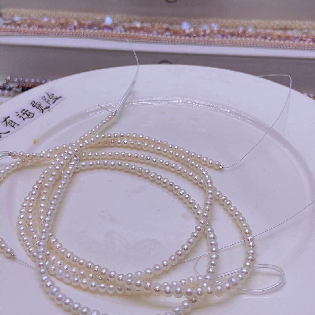 淡水珍珠合金颈饰