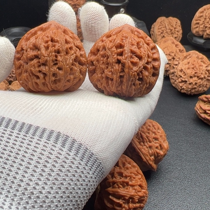 文玩核桃把件43水纹